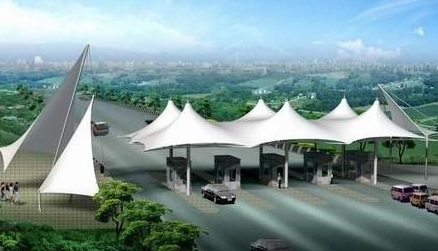 合肥膜結構車棚廠家：膜結構車棚怎么裁剪？